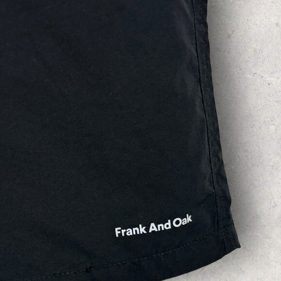 Frank and Oak Black Athletic Shorts Size Large Running Athletic Performance L - Picture 6 of 14